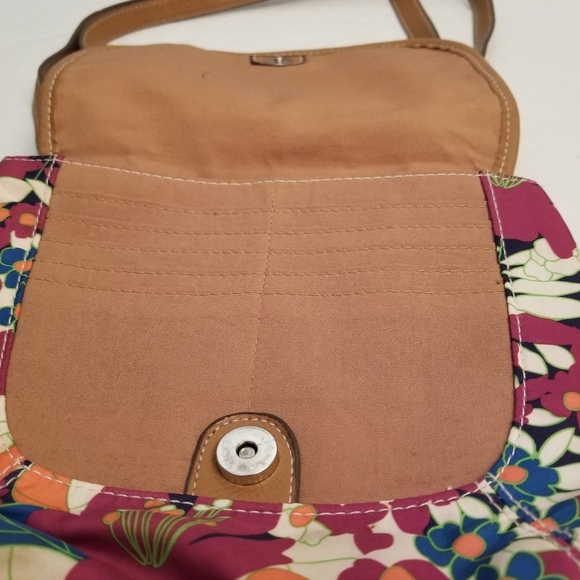 Rosetti Small Floral Shoulder Bag Pink/Orange 9.5 X 8 X 2 - Picture 8 of 9